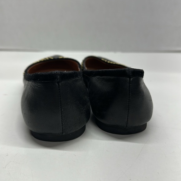 Miz Mooz Whitney Ballet Flat Shoes Studded Leather Pointed Toe Black Size 6 - Picture 5 of 9